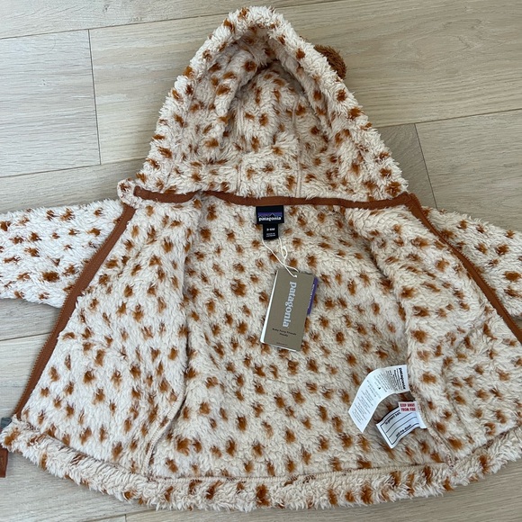 Patagonia Baby Furry Friends Hoody, Size 3-6M. - Picture 6 of 8